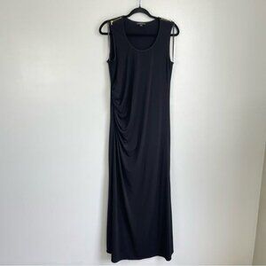 Rachel Zoe Ruched Maxi Dress in Black - M